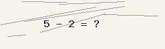 Representación visual de la operación matemática.